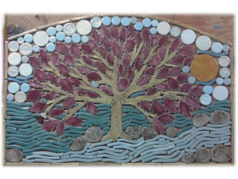 Tree of Life handmade ceramic tile designs